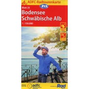 25 Cykelkarta Tyskland Bodensee-Schwäbische Alb 1:150.000